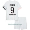 Conjunto (Camiseta+Pantalón Corto) Paris Saint-Germain Mauro Icardi 9 Segunda Equipación 2021/22 - Niño